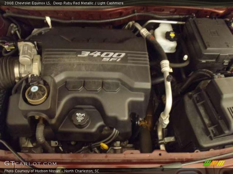 Deep Ruby Red Metallic / Light Cashmere 2008 Chevrolet Equinox LS