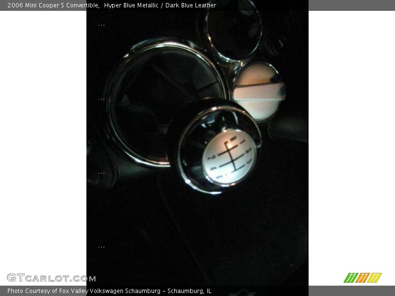Hyper Blue Metallic / Dark Blue Leather 2006 Mini Cooper S Convertible