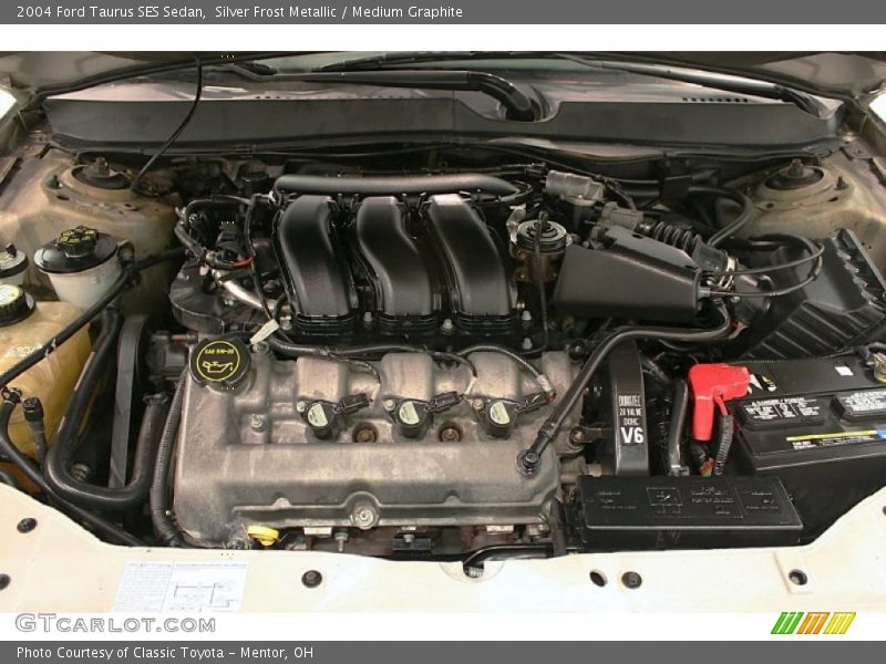 Silver Frost Metallic / Medium Graphite 2004 Ford Taurus SES Sedan