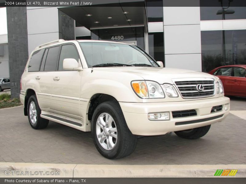 Blizzard White Pearl / Ivory 2004 Lexus LX 470