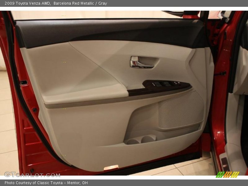 Barcelona Red Metallic / Gray 2009 Toyota Venza AWD