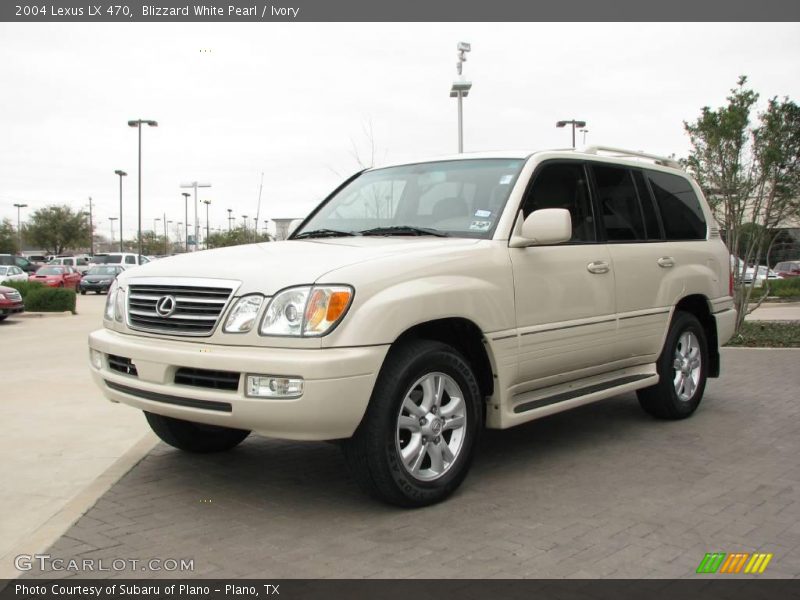 Blizzard White Pearl / Ivory 2004 Lexus LX 470