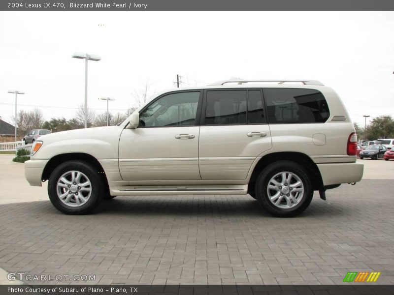 Blizzard White Pearl / Ivory 2004 Lexus LX 470