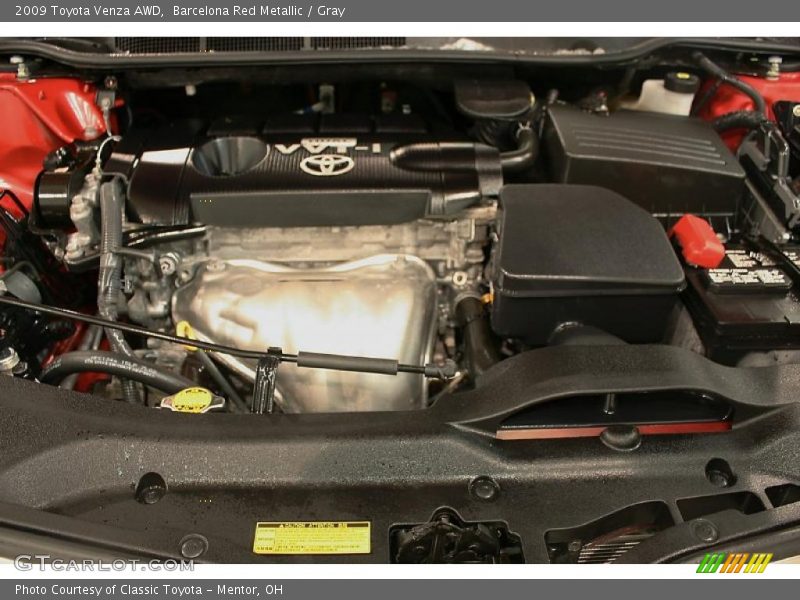  2009 Venza AWD Engine - 2.7 Liter DOHC 16-Valve Dual VVT-i 4 Cylinder