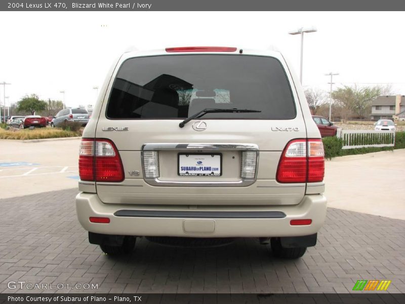 Blizzard White Pearl / Ivory 2004 Lexus LX 470