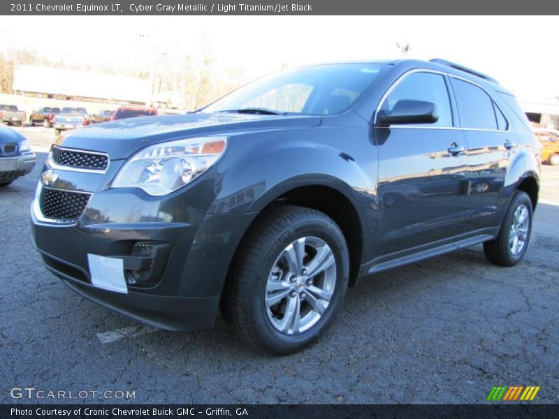 Cyber Gray Metallic / Light Titanium/Jet Black 2011 Chevrolet Equinox LT