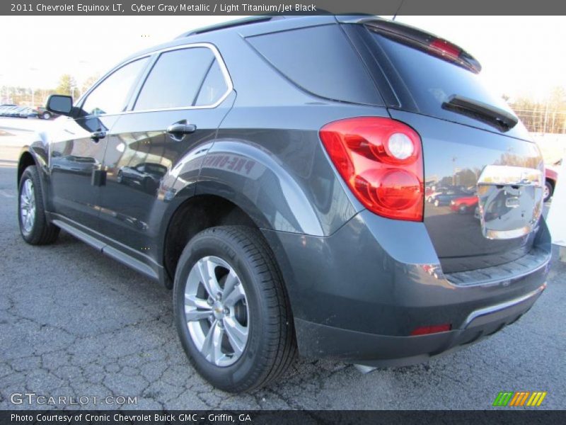 Cyber Gray Metallic / Light Titanium/Jet Black 2011 Chevrolet Equinox LT