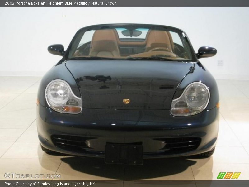 Midnight Blue Metallic / Natural Brown 2003 Porsche Boxster