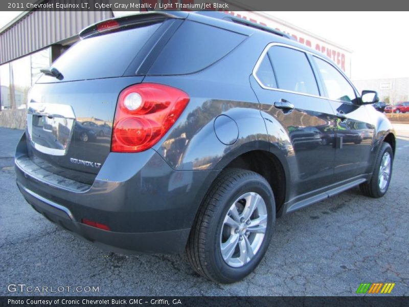 Cyber Gray Metallic / Light Titanium/Jet Black 2011 Chevrolet Equinox LT