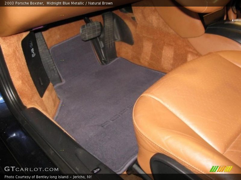 Midnight Blue Metallic / Natural Brown 2003 Porsche Boxster