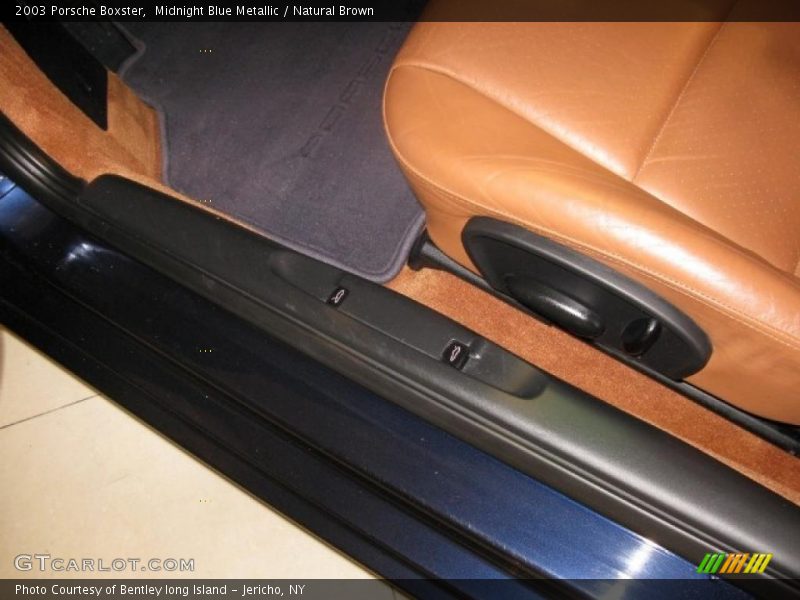 Midnight Blue Metallic / Natural Brown 2003 Porsche Boxster