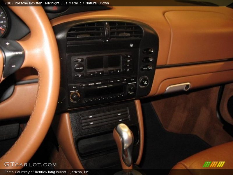 Midnight Blue Metallic / Natural Brown 2003 Porsche Boxster