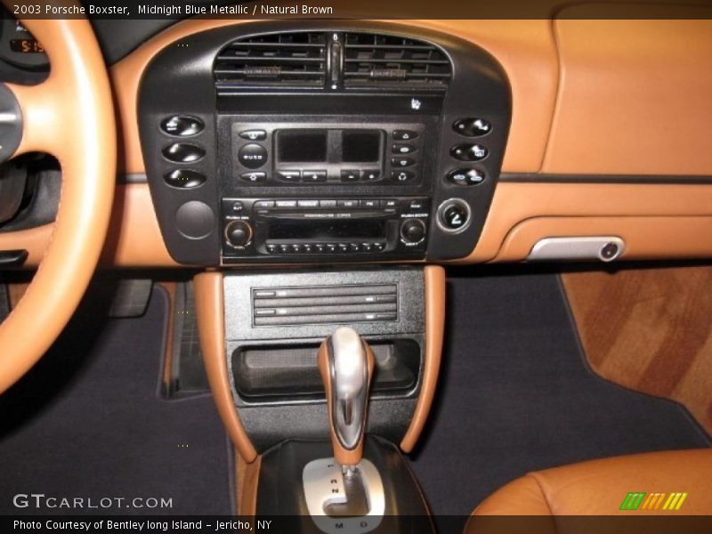 Midnight Blue Metallic / Natural Brown 2003 Porsche Boxster