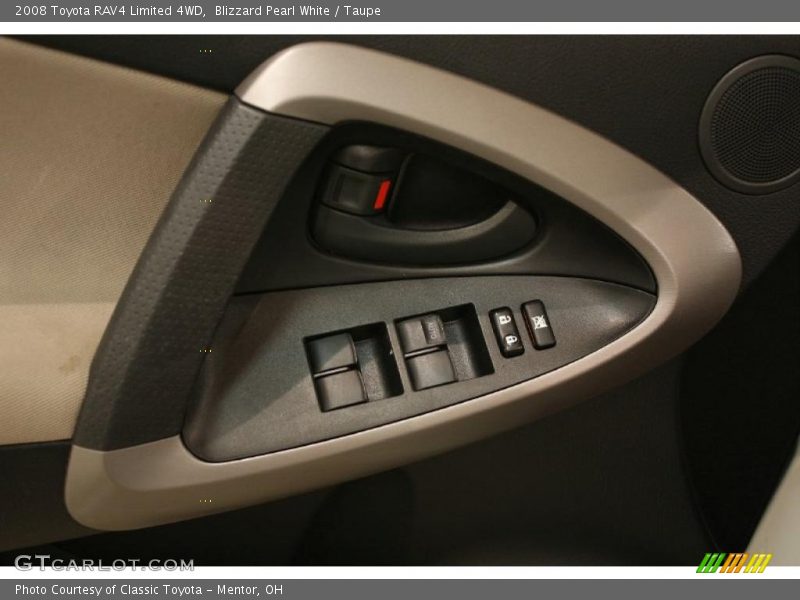 Blizzard Pearl White / Taupe 2008 Toyota RAV4 Limited 4WD