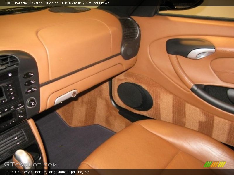 Midnight Blue Metallic / Natural Brown 2003 Porsche Boxster