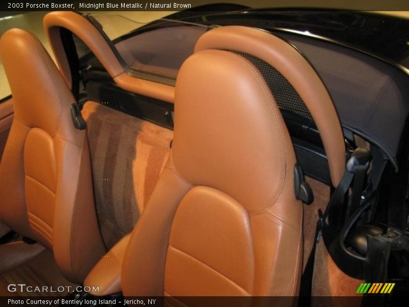 Midnight Blue Metallic / Natural Brown 2003 Porsche Boxster