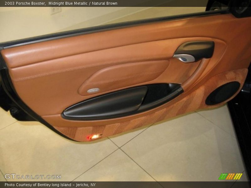 Midnight Blue Metallic / Natural Brown 2003 Porsche Boxster