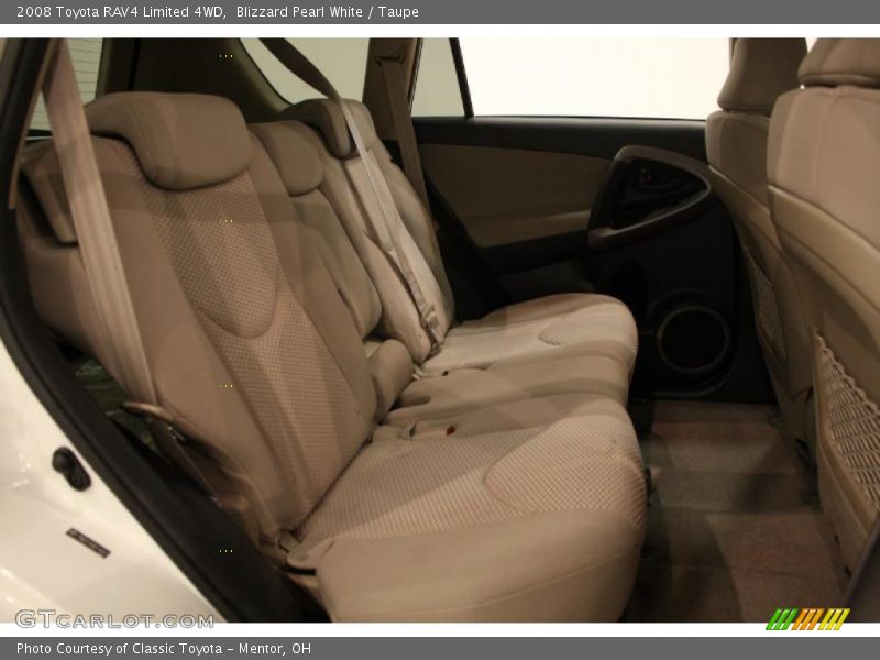 Blizzard Pearl White / Taupe 2008 Toyota RAV4 Limited 4WD