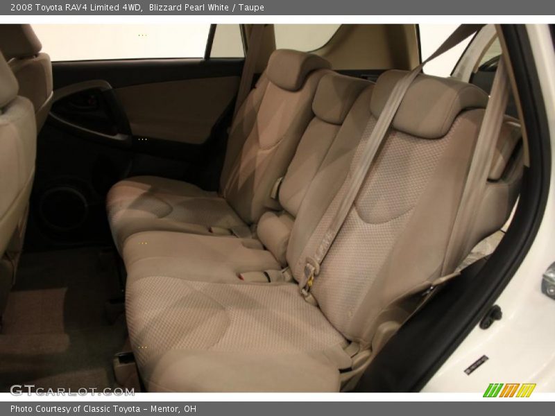 Blizzard Pearl White / Taupe 2008 Toyota RAV4 Limited 4WD