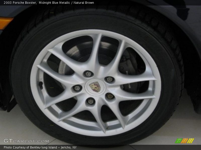 Midnight Blue Metallic / Natural Brown 2003 Porsche Boxster