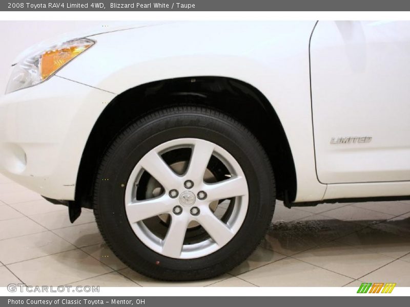 Blizzard Pearl White / Taupe 2008 Toyota RAV4 Limited 4WD