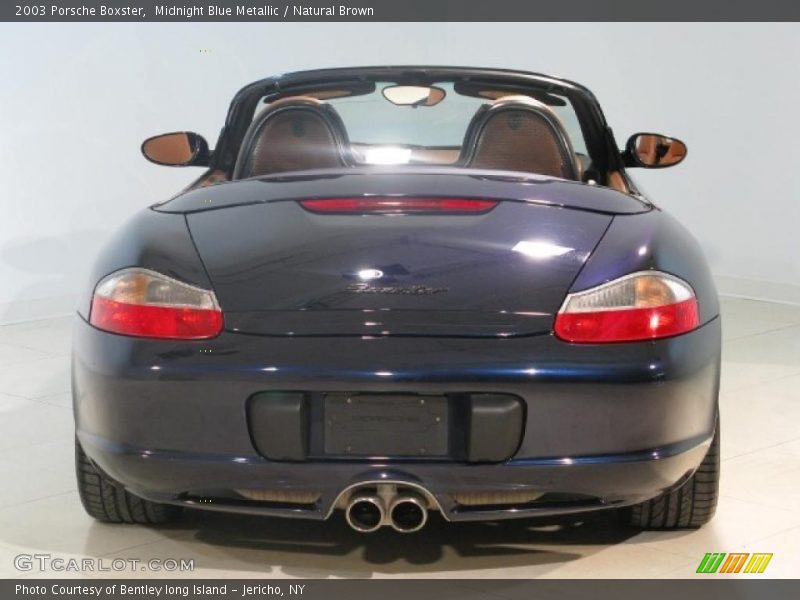 Midnight Blue Metallic / Natural Brown 2003 Porsche Boxster