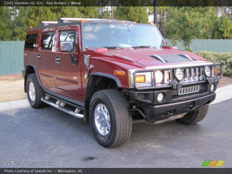 Red Metallic / Wheat 2003 Hummer H2 SUV
