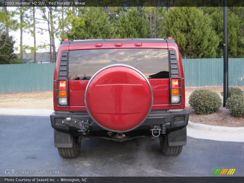 Red Metallic / Wheat 2003 Hummer H2 SUV