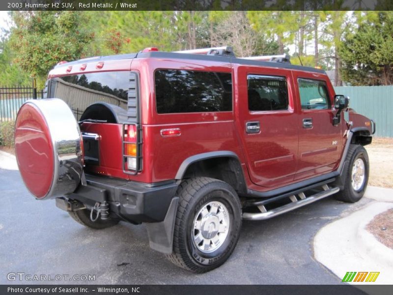 Red Metallic / Wheat 2003 Hummer H2 SUV