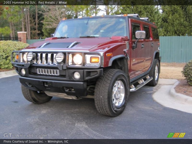 Red Metallic / Wheat 2003 Hummer H2 SUV