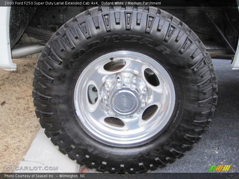 Oxford White / Medium Parchment 2000 Ford F250 Super Duty Lariat Extended Cab 4x4