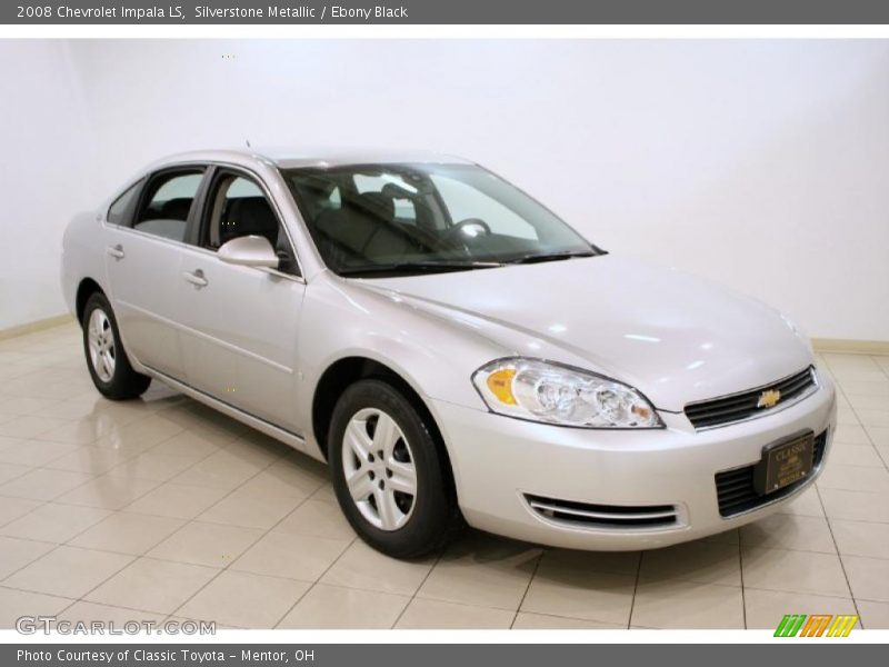 Silverstone Metallic / Ebony Black 2008 Chevrolet Impala LS