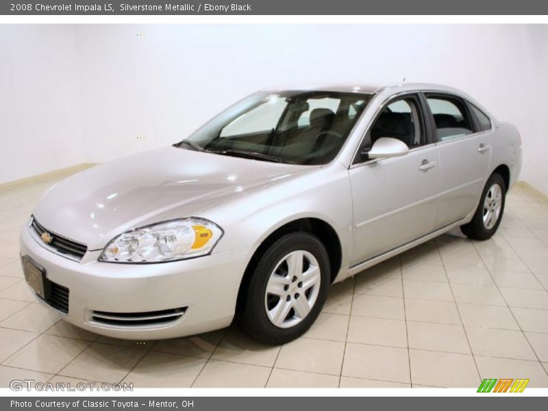 Silverstone Metallic / Ebony Black 2008 Chevrolet Impala LS