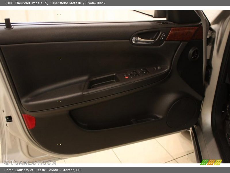 Silverstone Metallic / Ebony Black 2008 Chevrolet Impala LS
