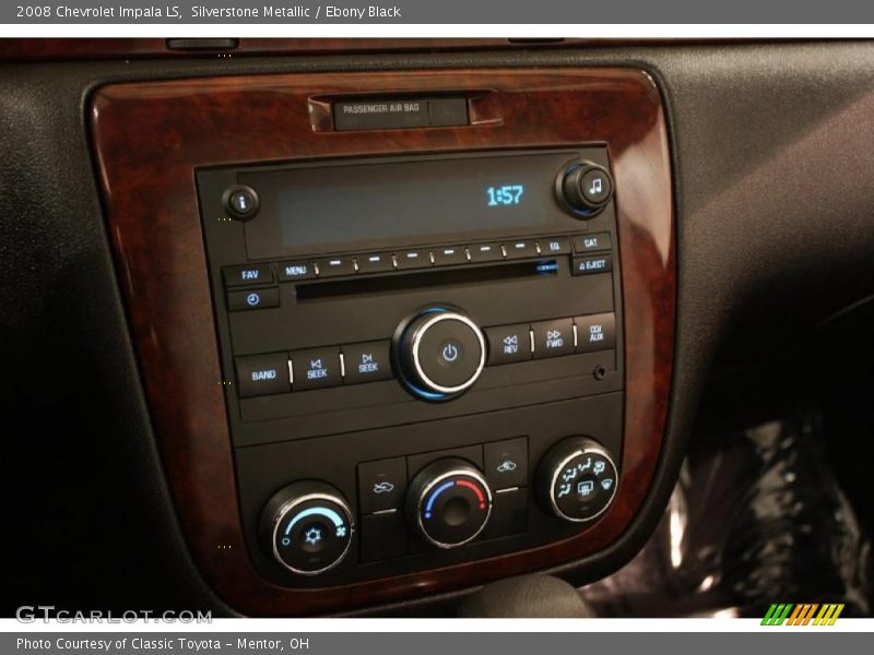 Silverstone Metallic / Ebony Black 2008 Chevrolet Impala LS