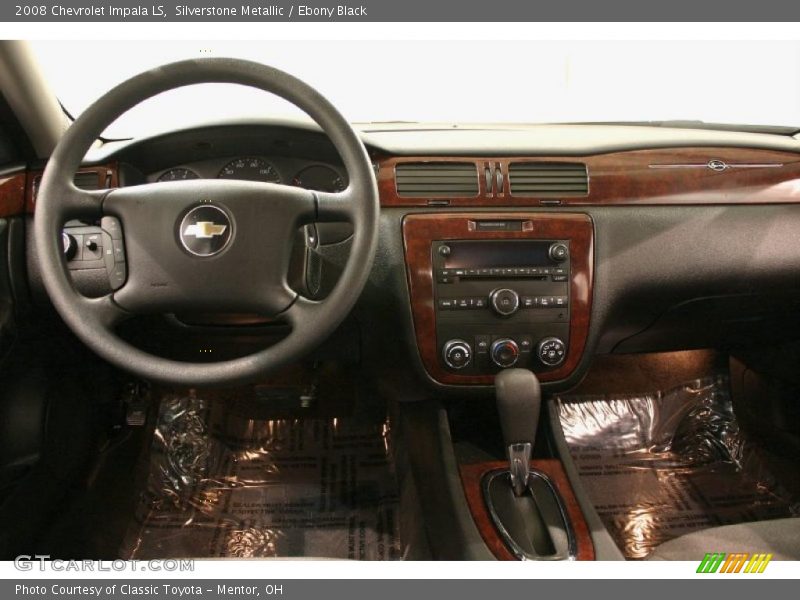 Silverstone Metallic / Ebony Black 2008 Chevrolet Impala LS