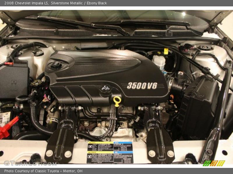 Silverstone Metallic / Ebony Black 2008 Chevrolet Impala LS