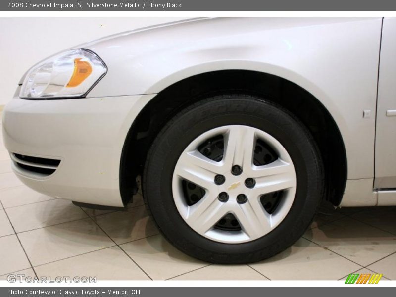 Silverstone Metallic / Ebony Black 2008 Chevrolet Impala LS