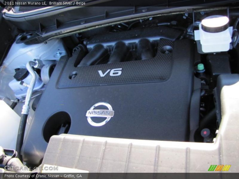  2011 Murano LE Engine - 3.5 Liter DOHC 24-Valve CVTCS V6