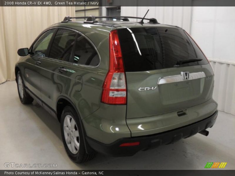 Green Tea Metallic / Ivory 2008 Honda CR-V EX 4WD