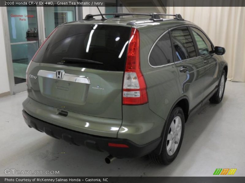 Green Tea Metallic / Ivory 2008 Honda CR-V EX 4WD