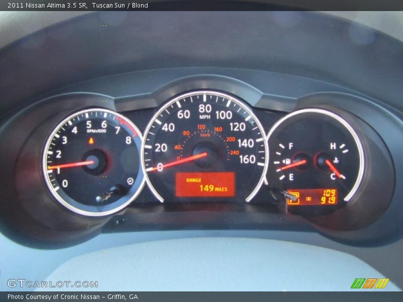  2011 Altima 3.5 SR 3.5 SR Gauges