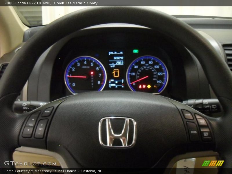 Green Tea Metallic / Ivory 2008 Honda CR-V EX 4WD