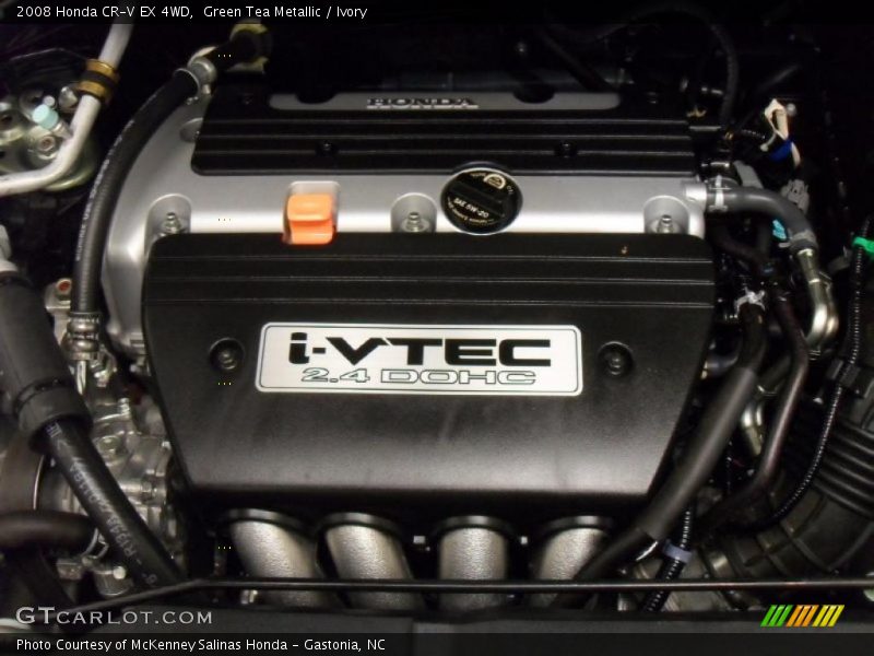 Green Tea Metallic / Ivory 2008 Honda CR-V EX 4WD