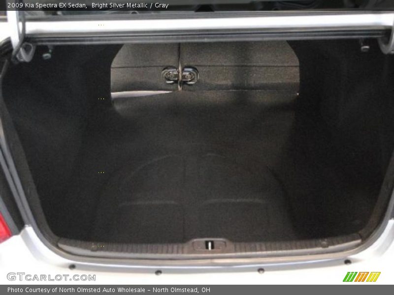Bright Silver Metallic / Gray 2009 Kia Spectra EX Sedan
