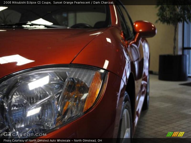 Sunset Orange Pearlescent / Dark Charcoal 2008 Mitsubishi Eclipse GS Coupe