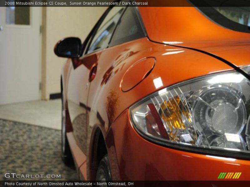 Sunset Orange Pearlescent / Dark Charcoal 2008 Mitsubishi Eclipse GS Coupe