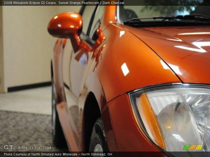 Sunset Orange Pearlescent / Dark Charcoal 2008 Mitsubishi Eclipse GS Coupe