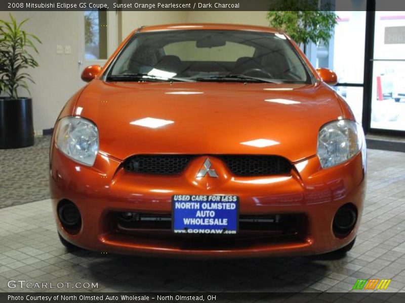 Sunset Orange Pearlescent / Dark Charcoal 2008 Mitsubishi Eclipse GS Coupe