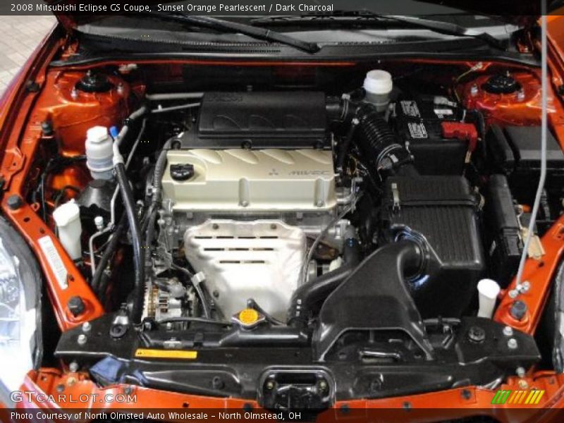 Sunset Orange Pearlescent / Dark Charcoal 2008 Mitsubishi Eclipse GS Coupe